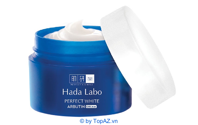Kem dưỡng sáng Hada Labo perfect white arbutin cream là một trong những loại kem dưỡng trắng da mặt tốt nhất hiện nay