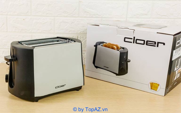 Cloer 3410 có kiểu dáng đẹp và kích thước nhỏ gọn nên phù hợp với mọi vị trí trong không gian phòng bếp