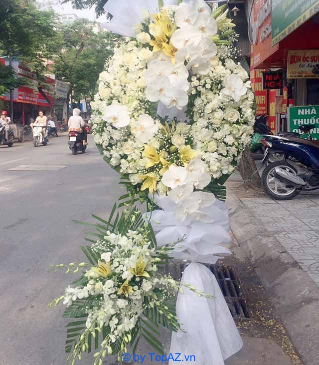 Nơi đặt vòng hoa đám tang tại Hà Nội