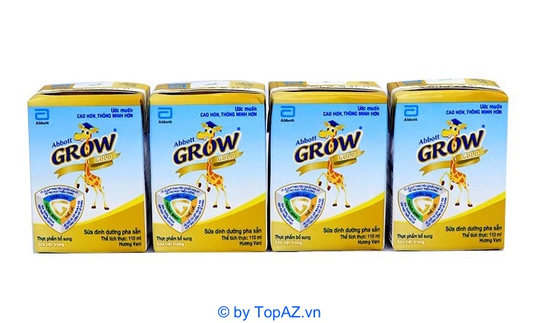 Sữa Abbott Grow 180ml pha sẵn có hương vị thơm ngon, dễ uống, cung cấp đầy đủ dưỡng chất cần thiết cho bé