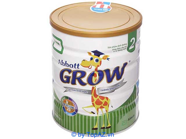 Abbott Grow 2 tỉ lệ Canxi/Photpho gần giống với tỉ lệ có bên trong sữa tự nhiên của mẹ