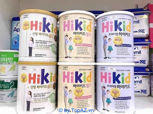 Hikid hỗ trợ bé phát triển cao lớn và có hệ tiêu hóa, miễn dịch khỏe mạnh