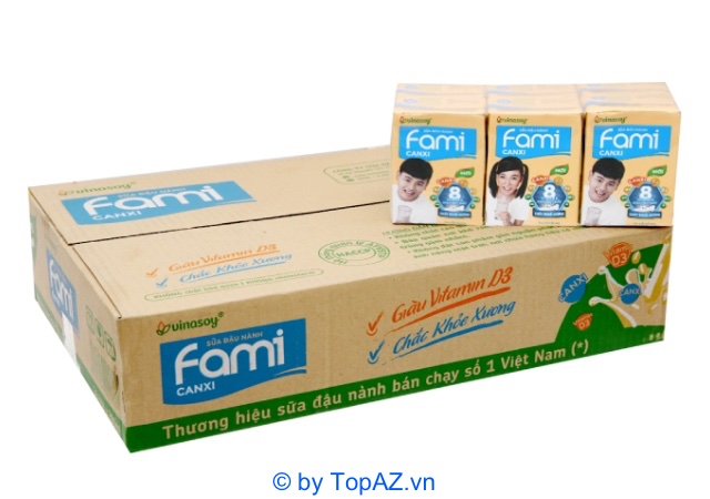 Nhờ được bổ sung thêm lượng lớn canxi vào công thức nên sữa Fami Canxi sẽ giúp trẻ tăng chiều cao vượt trội hơn