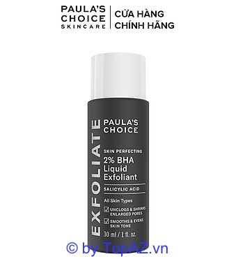 Dung Dịch Tẩy Tế Bào Chết Paula's Choice Skin Perfecting 2% BHA Liquid (30ml) dành cho mọi loại da, giảm sưng đỏ và cải thiện nếp nhăn sâu.