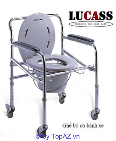 Ghế bô vệ sinh Lucass G-696 thiết kế phù hợp với chiều cao của đa số người dùng.