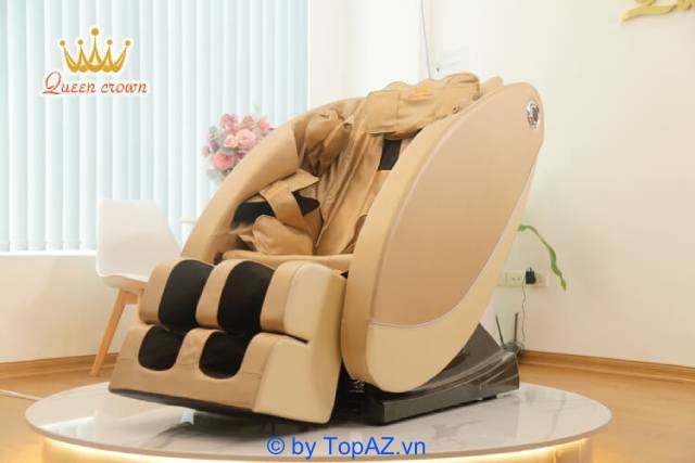 Queen Crown QC-5S massage chân thực với nguồn nhiệt hồng ngoại tác động nhẹ nhàng để làm ấm cơ thể và cải thiện sức khoẻ