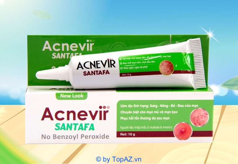 Acnevir Santafa là kem trị mụn tuổi dậy thì cho hiệu quả nhanh chóng, đặc biệt là đáp ứng tốt với hầu hết các loại mụn