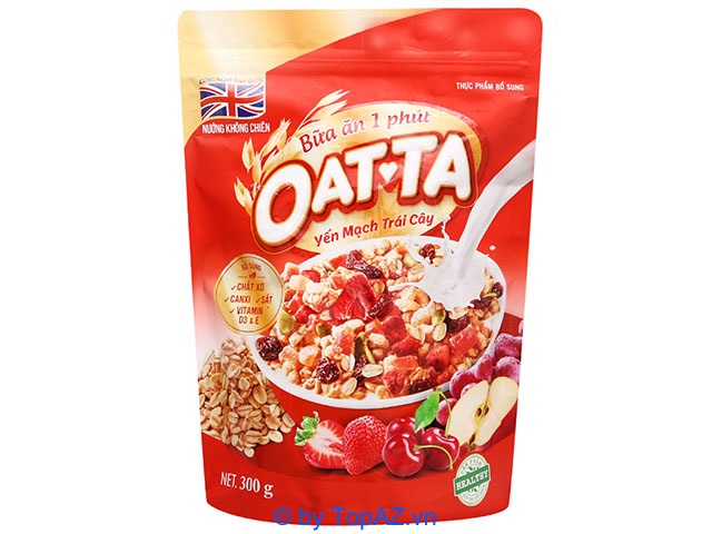 Ngũ cốc Oatta không chứa các chất gây hại cho sức khỏe nên đảm bảo được sự an toàn với người dùng.