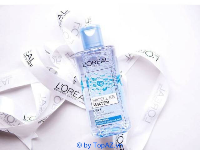 Loreal Micellar Water 3-in-1 Refreshing Even For Sensitive Skin không gây khô căng, đau rát, kích ứng,... khi sử dụng trên da.