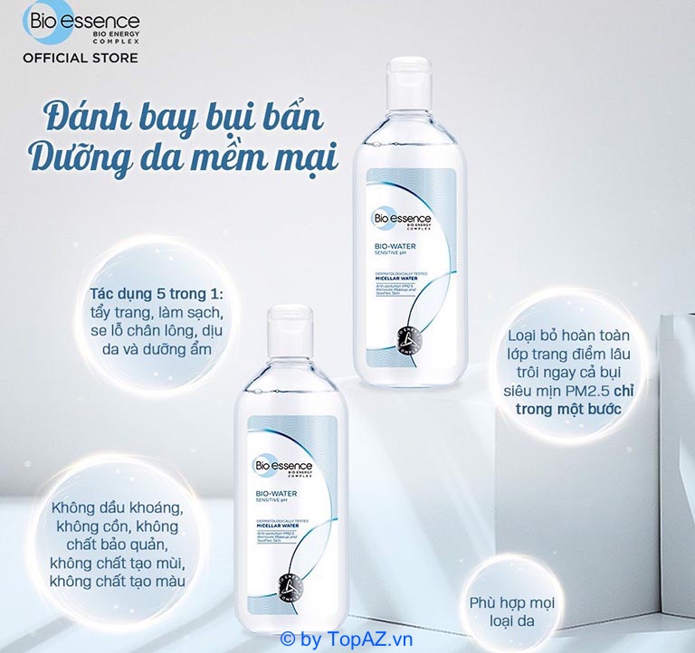 Bio-essence Bio-water micellar giúp làm sạch và bảo vệ da tối ưu hơn