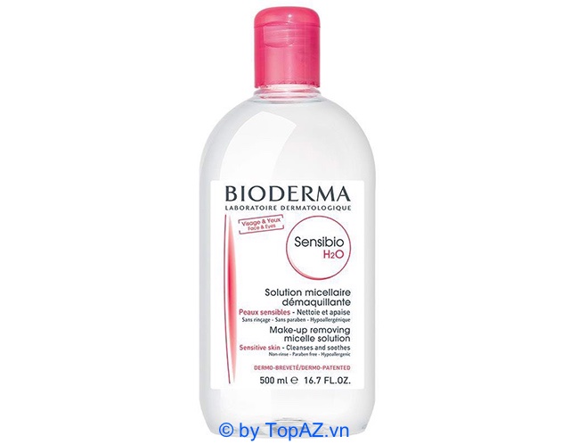 Bioderma Sensibio H20 màu hồng cũng có thể loại bỏ hiệu quả lớp trang điểm chống nước.
