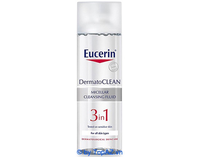 Nước tẩy trang Eucerin giúp cải thiện tình trạng dầu nhờn trên da.