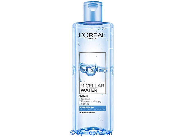 L'Oreal Micellar Water 3-in-1 Refreshing mang lại cho bạn sự thoải mái và thư giãn cho người dùng.