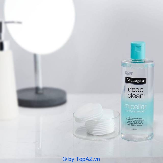 Neutrogena Deep Clean Micellar Purifying Water giúp làm sạch da và giữ ẩm để vẻ ngoài luôn hoàn hảo, rạng rỡ