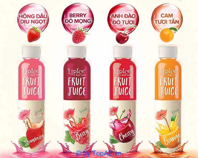 Lipice Sheer Color Fruit Juice bám khá chắc nên sau khi dùng bạn nên dùng nước tẩy trang kỹ.