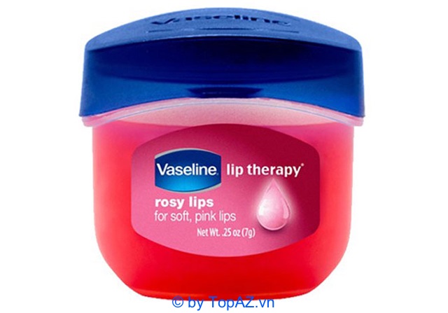 Vaseline Lip Therapy Rosy Lip làm trẻ hóa làn da tạo cho vùng môi căng mọng và mướt.