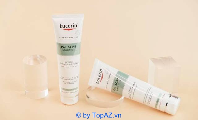 Eucerin Pro Acne Solution Gentle Cleansing Foam giúp lỗ chân thông thông thoáng