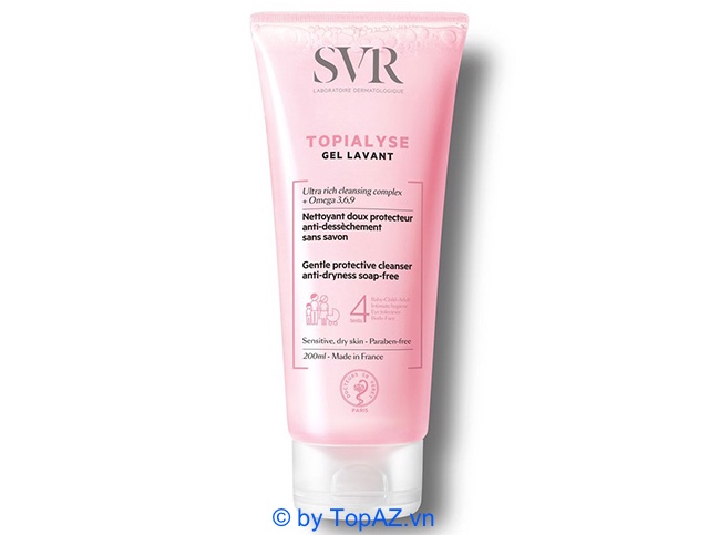 Sữa rửa mặt SVR Topialyse Gel Lavant giúp cân bằng môi trường vi sinh trên da, làm sạch nhẹ nhàng.