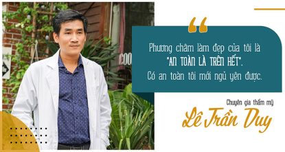 Bác sĩ thẩm mỹ giỏi tại TPHCM Lê Trần Duy