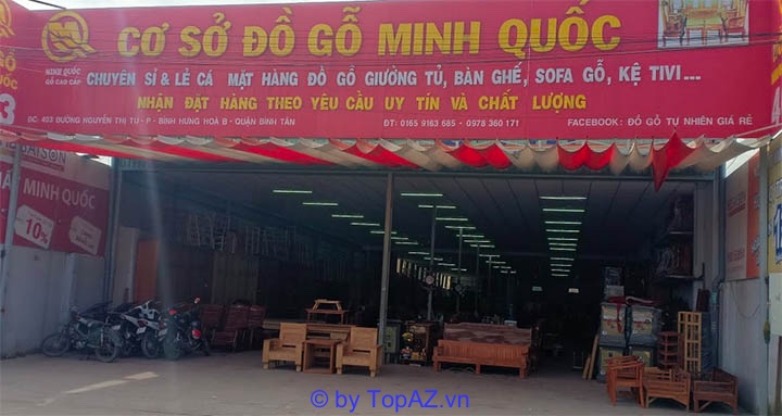 Cửa hàng đồ gỗ Minh Quốc tại Nguyễn Thị Tú, Bình Tân