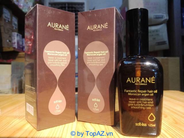 Dầu dưỡng tóc Aurane phục hồi các hư tổn sâu bên trong giúp tóc chắc khỏe và suôn mượt