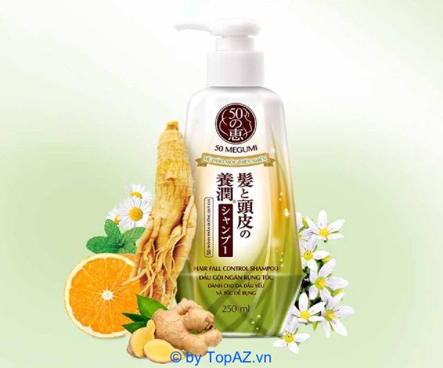 Megumi Hair Fall Control Shampoo cung cấp cho da đầu nguồn dinh dưỡng tối ưu và giữ cho tóc thêm dày, khỏe mạnh