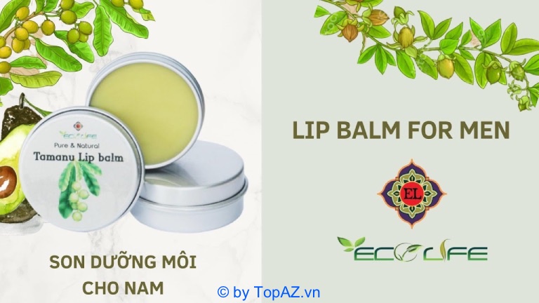 Ecolife - Lip Balm For Man là dòng son dưỡng không màu dành riêng cho nam giới