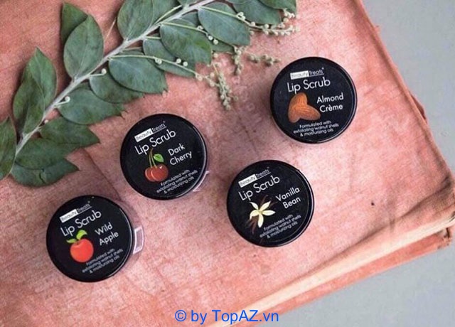 Beauty Treats Lip Scrub thiết kế với 4 mùi hương khác nhau giúp người dùng thoải mái lựa chọn.
