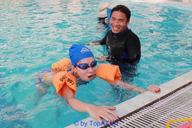 Trung tâm dạy bơi cho người lớn tại TPHCM