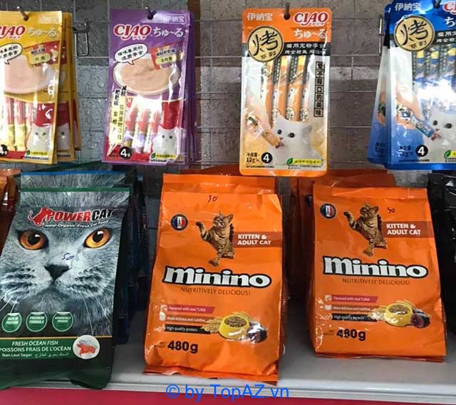 Địa chỉ bán thức ăn chó mèo tại Hà Nội