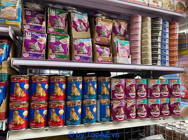 Địa chỉ bán thức ăn chó mèo tại Hà Nội