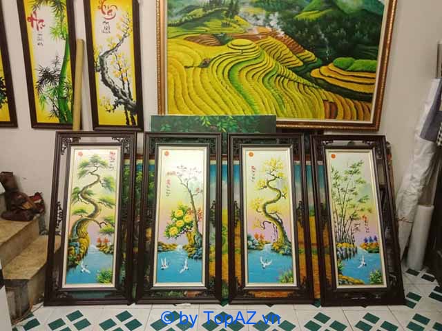 Địa chỉ bán tranh sơn dầu tại Hà Nội