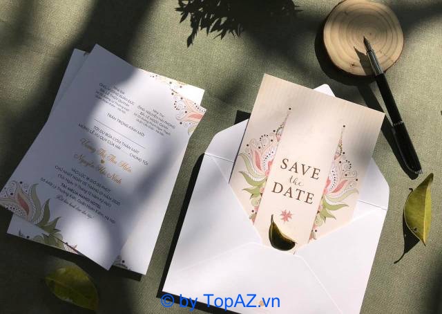 dịch vụ in thiệp cưới đẹp tại Hà Nội
