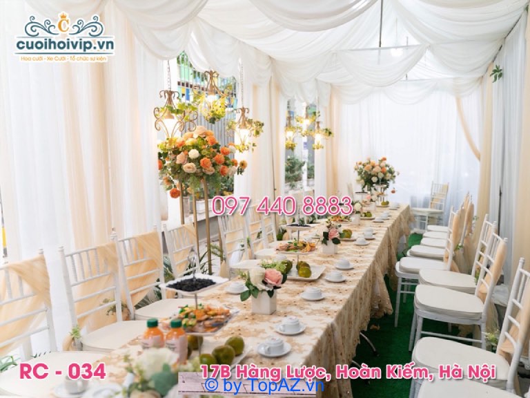 Dịch vụ Trang trí tiệc cưới tại Hà Nội
