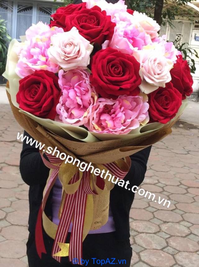 shop bán hoa lụa đẹp tại Hà Nội