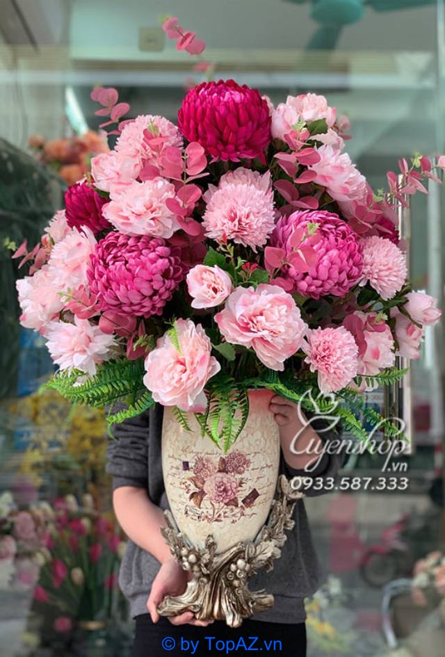 shop bán hoa lụa đẹp tại Hà Nội