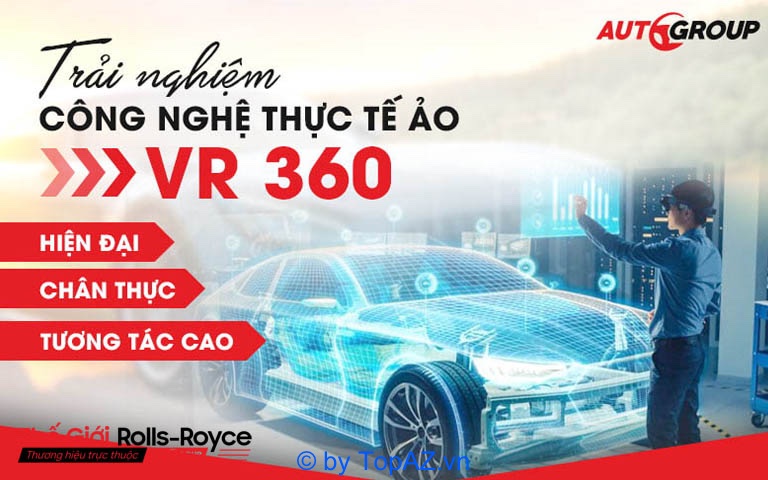 Thế giới Rolls-Royce  mang đến quý khách hàng công nghệ thực tế ảo VR-360