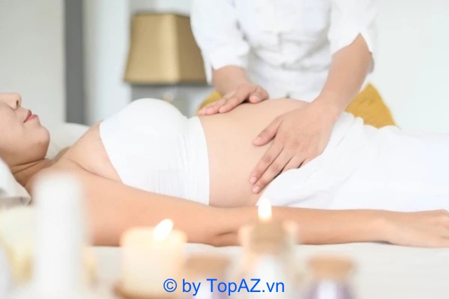 massage cho mẹ bầu tại Amay Spa