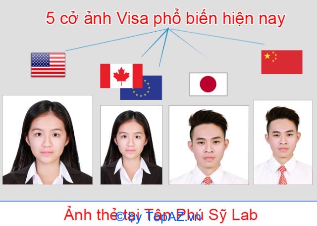 Tan Phu Sy Digital Photo Shop specializes in taking photos of visa cards, CCCD, driver's license exams for customers