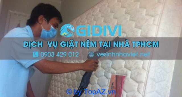 GiDiVi là một trong những công ty có dịch vụ giặt nệm, vệ sinh nệm tại nhà uy tín được đánh giá cao ở TPHCM