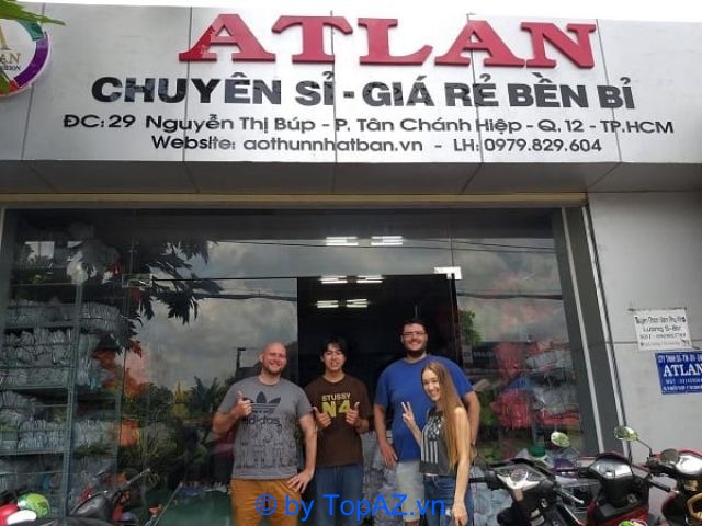ATLAN là cơ sở chuyên sỉ áo thun giá rẻ lớn tại TPHCM