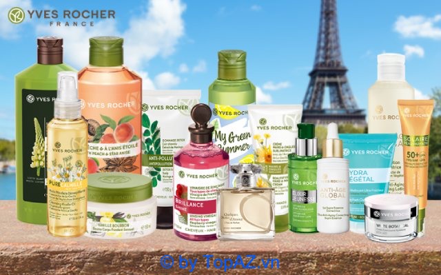 Yves Rocher là thương hiệu mỹ phẩm nổi tiếng của Pháp, có cửa hàng đặt tại TPHCM 