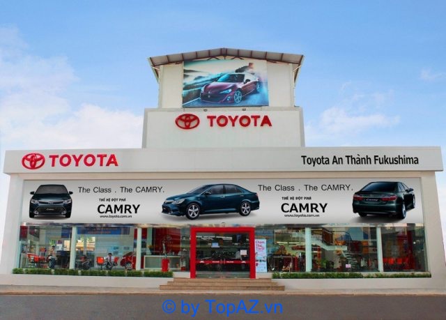 Toyota An Thành Fukushima là một trong những showroom ô tô nổi tiếng tại TP.