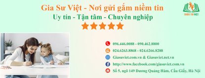 Trung tâm gia sư Việt uy tín tại Hà Nội