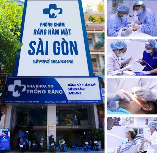Phòng khám răng hàm mặt TPHCM nha khoa trồng răng Sài Gòn 