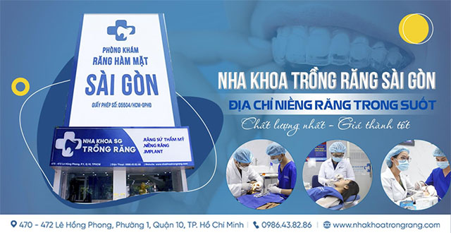 Địa chỉ nha khoa niềng răng trong suốt tại TPHCM Sài Gòn uy tín nhất