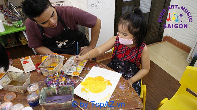 dạy vẽ cho trẻ tại TPHCM