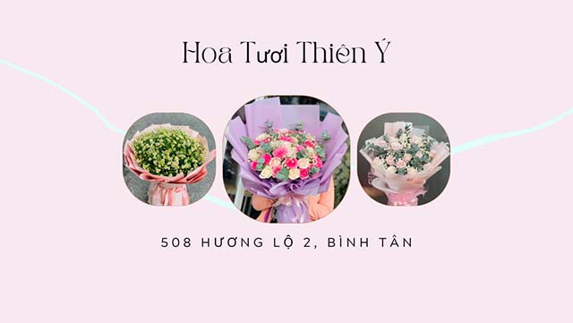 Fresh flower shop in Binh Tan district