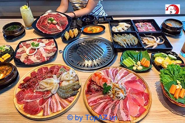 buffet nướng Hàn Quốc ở TPHCM chất lượng