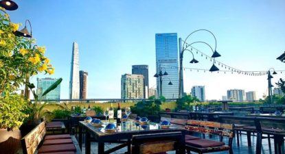 Top 10 Quán nhậu Rooftop tại TPHCM đồ ăn ngon, View cực chill